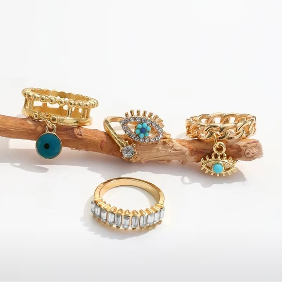 Golden Eye Rings - Picture 6 of 6